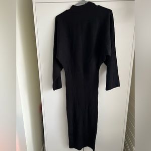 Mango Black Midi Dress